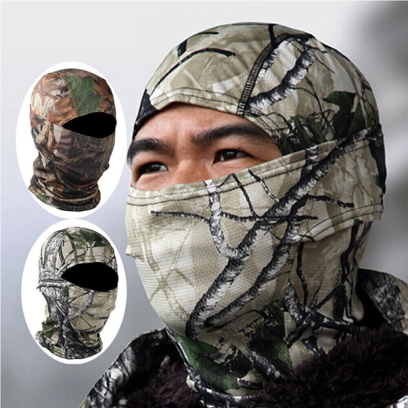 Unbranded Real Tree Camo Balaclava Face Shiesty Ski Mask UV