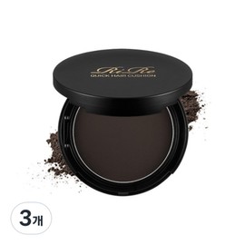 Liir Quick Hair Black Cushion 14g, 02 Natural Brown, 3 pcs / 리르 퀵 헤어 흑채 쿠션 14g, 02 내추럴브라운, 3개