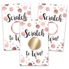 50 Blank Gift Certificate Scratch Off Cards, Clients or as