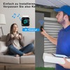 LIOTOIN Wireless Doorbell, Waterproof Doorbell Kit, Displays Time and Call
