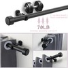 Lwiiom Heavy Duty Curtain Rods,1 1/4" Large Diameter Premium Nonadjustable