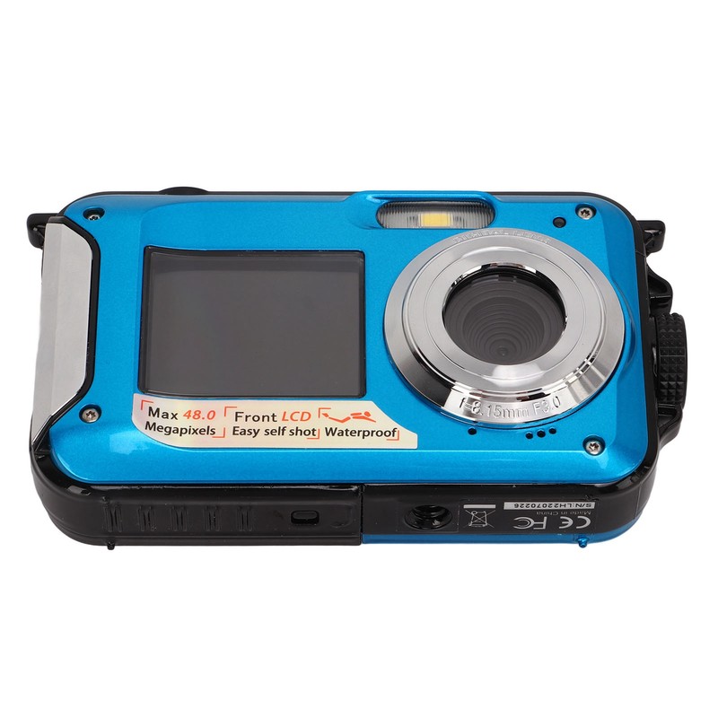 Full HD 2.7K 48MP 10ft Waterproof Underwater Digital Camera 16X