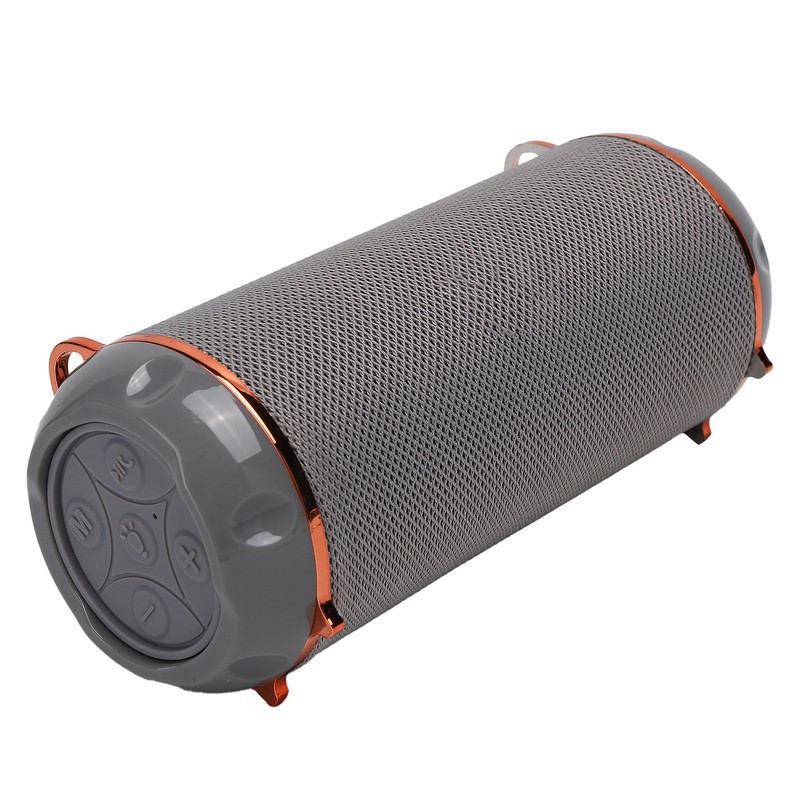 Bluetooth 5.0 Speaker Portable Flashlight Column TWS HiFi Stereo FM