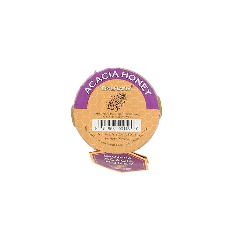 Dalmatia Acacia Honey, 8.8 oz (250g) | 100% Raw Unfiltered