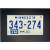 Creative Picture Frames Motorcycle License Plate Frames, 7"x 4" Plate