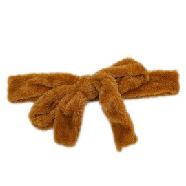 LANOBA Robe Belt Replacement Soft Flannel Waistband Pajamas Bathrobe Tie Waist Belt Waist Band for Women Men, 67 in x 1.57 in (Brown)