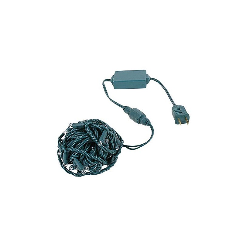 Novelty Lights Coaxial LED Mini Light Power Connector, Green