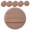 The Tool Lab Long Lasting Tension Puff Moist Round, Mocha, 10 Pieces / 더툴랩 롱래스팅 텐션 퍼프 촉촉 라운드, 모카, 10개
