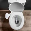 Deco Essentials Non-Electric Single Nozzle Toilet Seat Bidet for Standard
