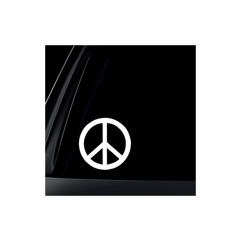 Peace Sign Car Decal / Sticker