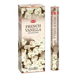 French Vanilla 100 Incense Sticks Heaven Feel Smell Outdoor Indoor Fragrance Stick for Bedroom Worship Meditation Best for Meditation,Yoga,Aroma Therapy, Relaxation (5 Packs Total 100 Sticks)