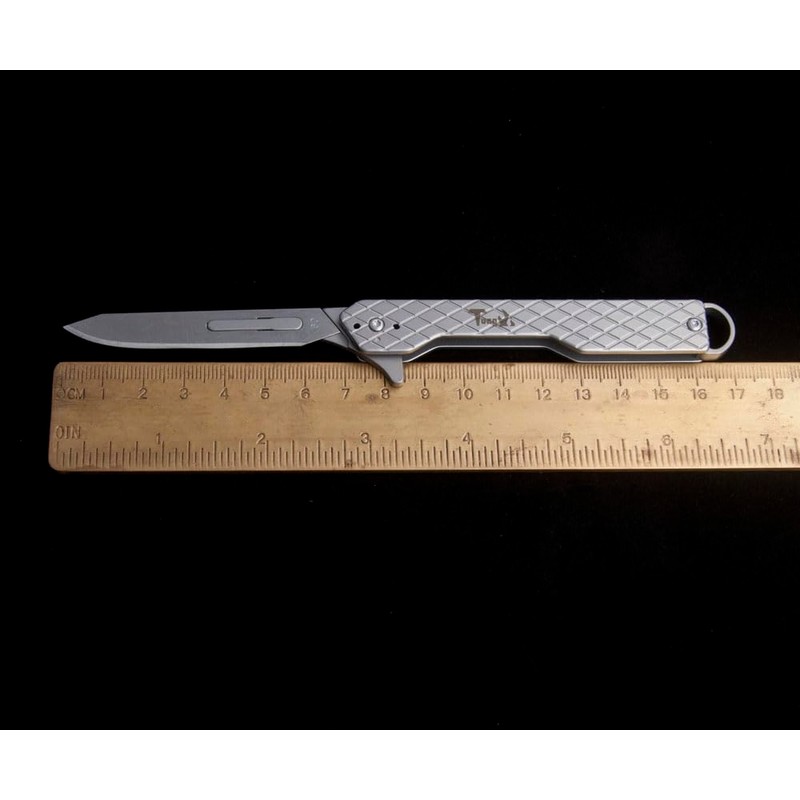 Tungyi Daily Pocket Folding Utility Knife with 6 Replaceable Quick