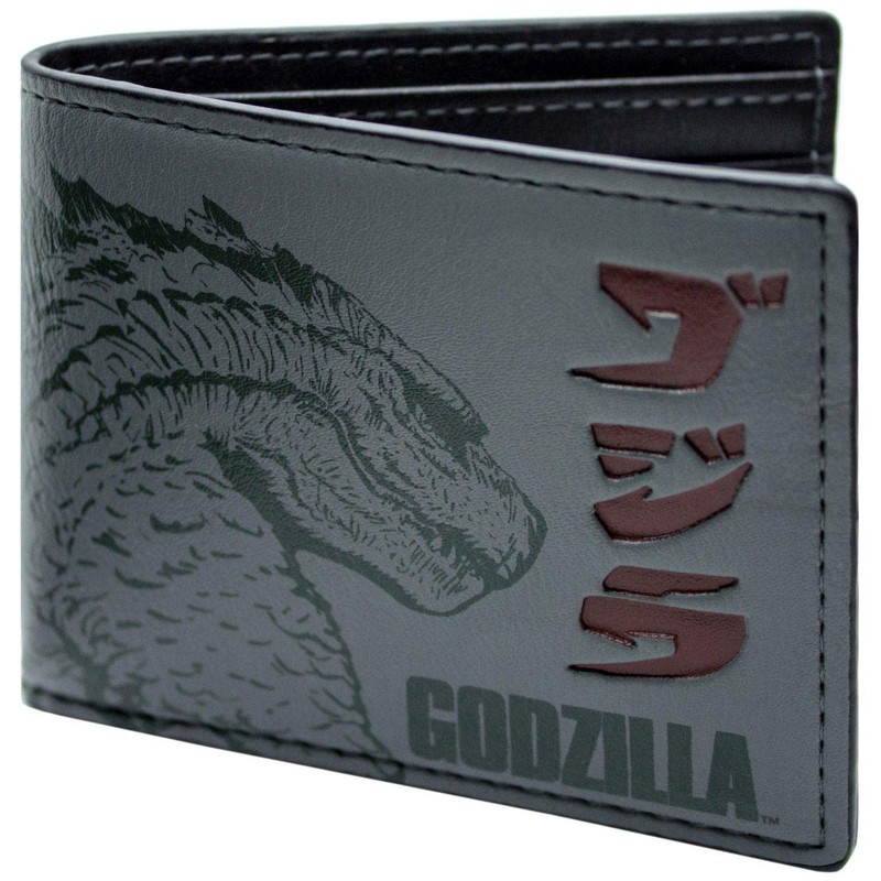 Animation Godzilla Kaiju King of The Monsters Embossed Wallet Bi-Fold