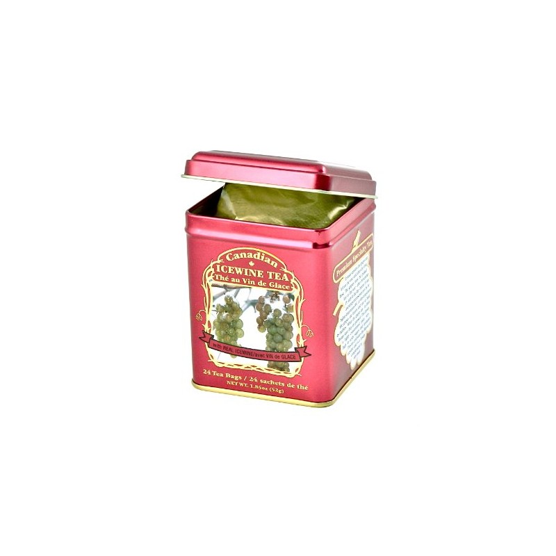 Canadian Icewine Tea in Decorative Tin, 24 Bags