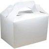 Diamante Crafts 10 Party Boxes Solid Colour Plain Cardboard Lunch