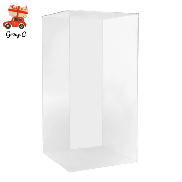 Unbranded Large Acrylic Display Case Dustproof Clear Box For Action