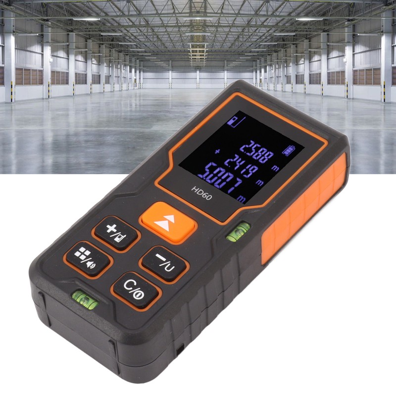 Laser Distance Meter High Accuracy Portable Handheld Rangefinder for Engineering