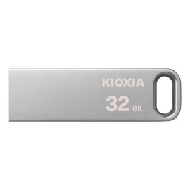 KIOXIA TransMemory U366 USB Flash Memory, 32 GB, USB 3.2 Gen 1, Thin, Stylish, Metallic Body