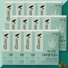Vinergy Hemp Seed Oil Plus 30 Capsules x 12 Boxes Home Shopping Composition / 비너지 대마종자유 플러스 30캡슐 x 12박스 홈쇼핑 구성