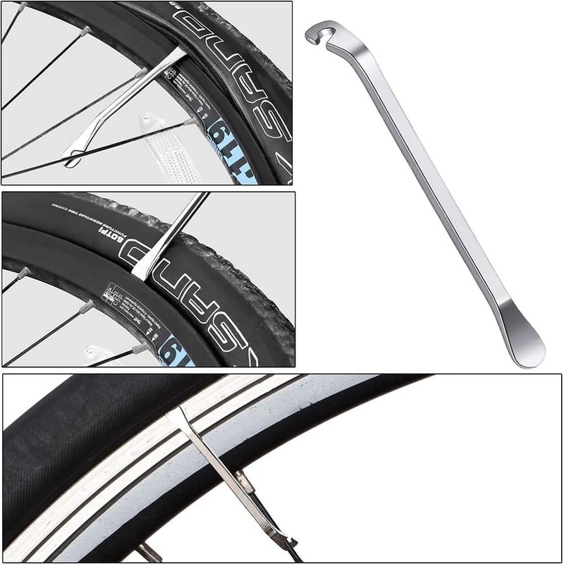 fixinus 4 Piece Bicycle Spoke Wrench, Universal Forged Steel Bike