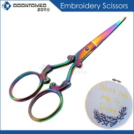 ODM new small embroidery tailoring sewing eyebrow nails multipurpose scissors women