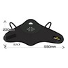 ROUGH & ROAD RR5856BK Face Mask, Half Face Mask, Black,