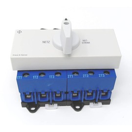 Kraus & Naimer KA40B T903 VE2 +F437 Switch 3-Pin 40A with Position Mains 0 Emergency Power Snap Mounting Load Switch