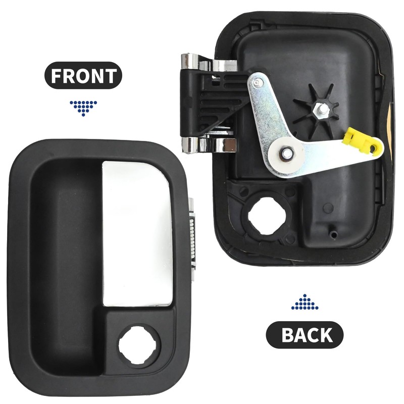 SYOWADA R56-1025 Driver Passenger Side Exterior Door Handle, Replacement for