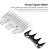 Sheep Shear Blades, Stainless Steel Goat Scissors Wool Clippers Replacement