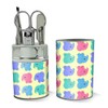 Cute Kawaii Baby Elephants Pattern Stainless Steel Manicure Pedicure Grooming