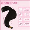 YoungSee I Tip Hair Extensions Human Hair Dark Brown 60s/50g