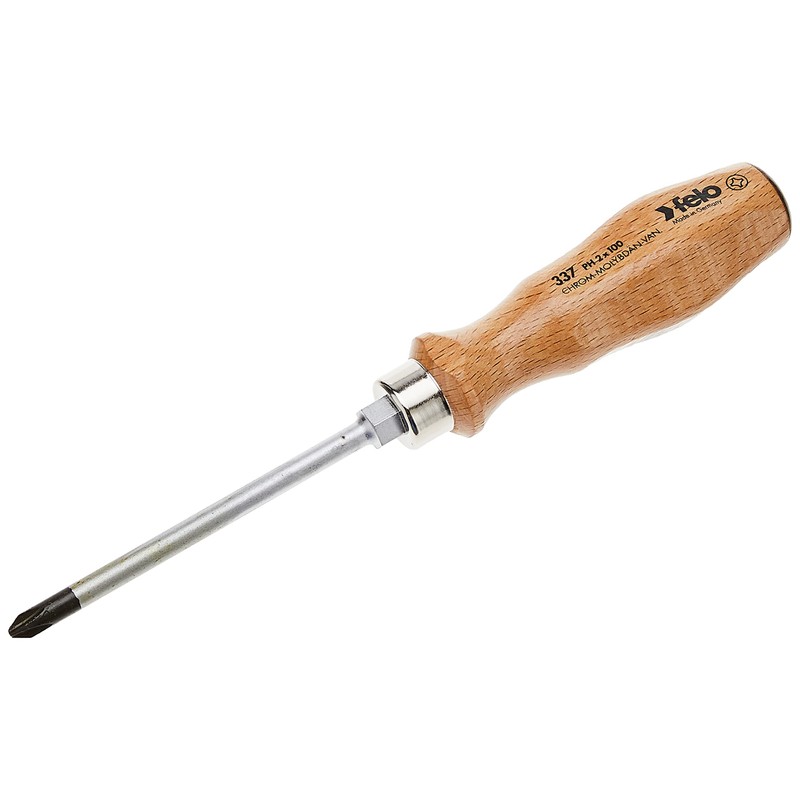 Felo by Bondhus 07157 22155 Slotted & Phillips Wood Handle