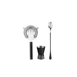Viners Barware Collection Accessory Set, Stainless Steel, Silver, 29.9 x 7 x 16.9 cm