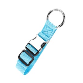 badbowl Luggage Strap, Jacket Holder, Adjustable, Free Hands, Suitcase, Hook, Bag, Closing Belt, Carrying Case, Convenient Goods, Jacket, Scarf, Lightweight, Business Trips, Travel, blue (light)