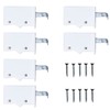 6 x Sossai® Dexo Cabinet Hangers | Hanger + Screws