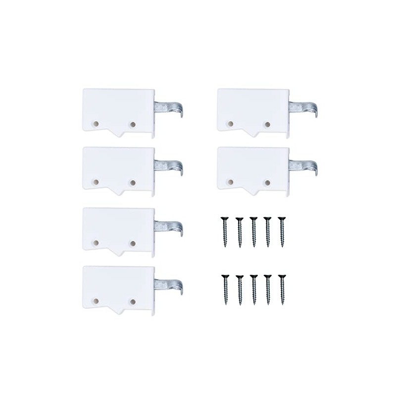 6 x Sossai® Dexo Cabinet Hangers | Hanger + Screws