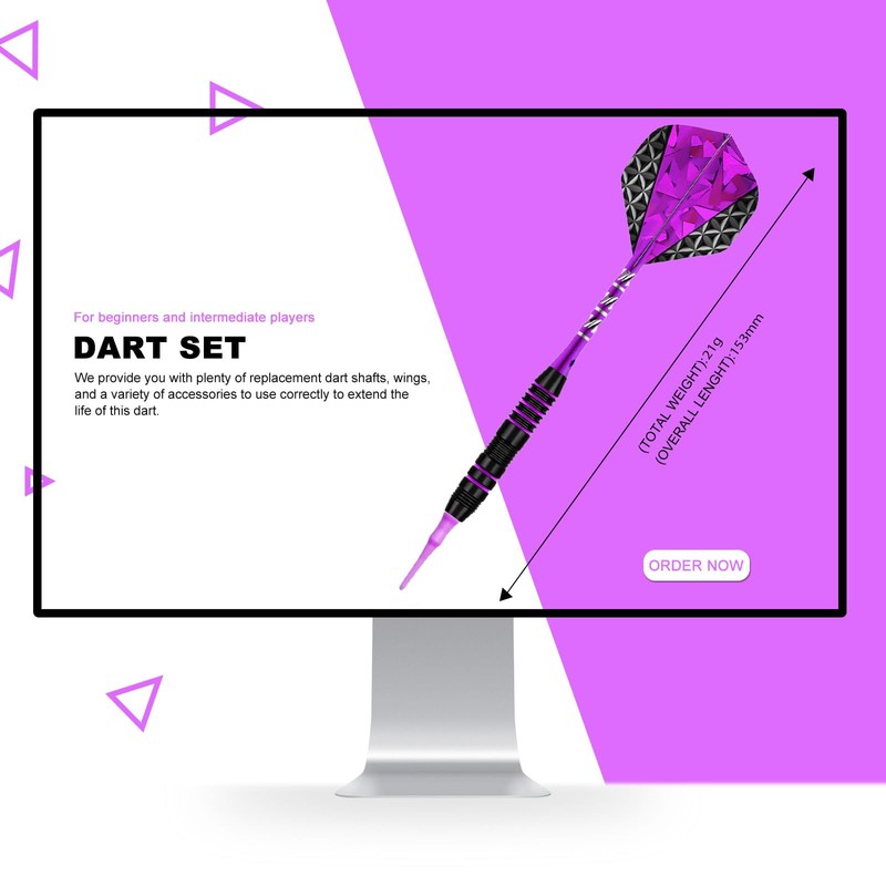 Lavishio Set di freccette Soft Tip – Set di punte