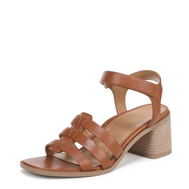 VIONIC Women's Maisy Sandal, Tan Leather, 8 Wide
