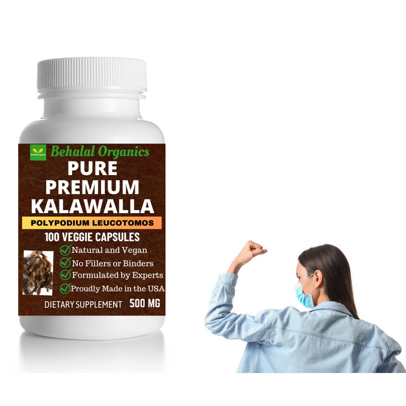 Behalal Organics Kalawalla Root 500mg Vegan Capsules 100 Count