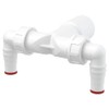 Double 17-23mm Dishwasher Elbow Inlets to 32mm/40mm Drain Waste Trap