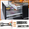 18 inch Drawer Slides 6 Pairs (12pcs) Soft Close 3