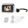 Electronic Peephole Camera Doorbell Wide Angle HD Sound Monitoring Automatic