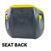 E-AUC11474 DirectFit™ Yellow High Back Seat W/Lumbar for John Deere