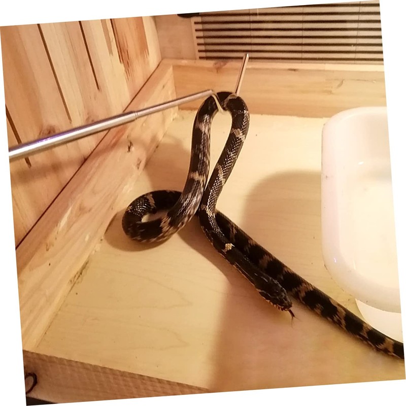 WOONEKY Professional Reptile Tool Snake Hooks Grabbers 68cm Retractable Snake