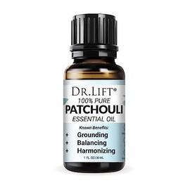 DR. Lift Patchouli Essential Oil, 1 oz - Made in America, Cruelty-Free, Aromatherapy
