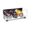 Better Display Cases Acrylic Three Mini - Miniature Football Helmets