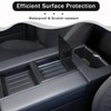 HIRUFAIT Armrest Box Storage Box Cover for Toyot@ Tundra 2022-2024