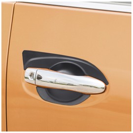 JHCHAN Door Handle Protector for Nissan Navara, 2016-2024 Exterior Car Door Handle Cover Scratch Guard, for Nissan Navara NP300 D23 Accessories (4PCS Matte Black)