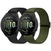 Farluya 2 Pack Stretchy Nylon Watch Bands Compatible with Garmin