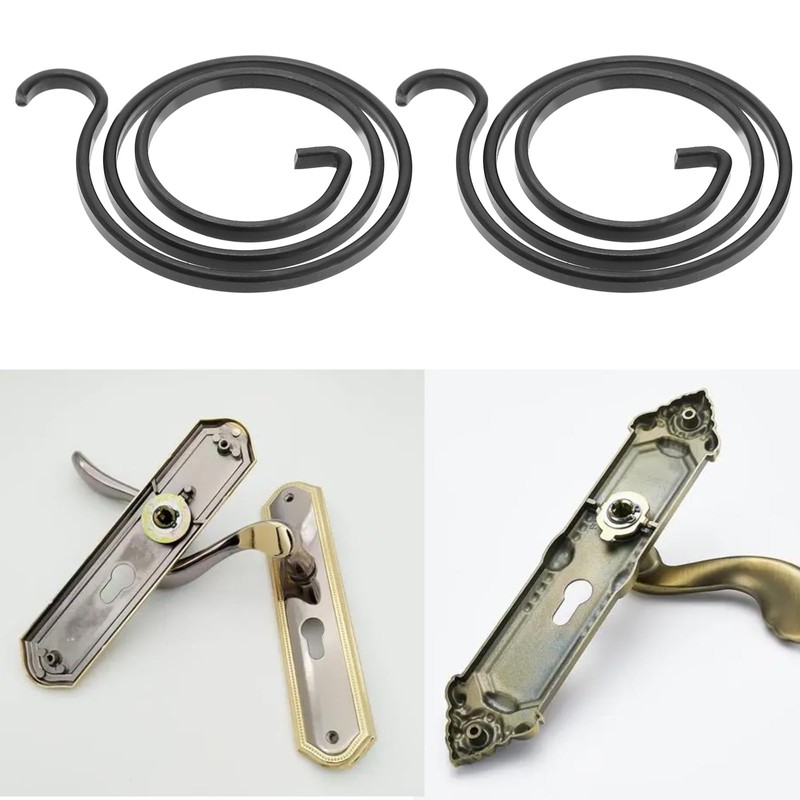 SING F LTD 10Pcs Turn Door Handle Springs DIY Door